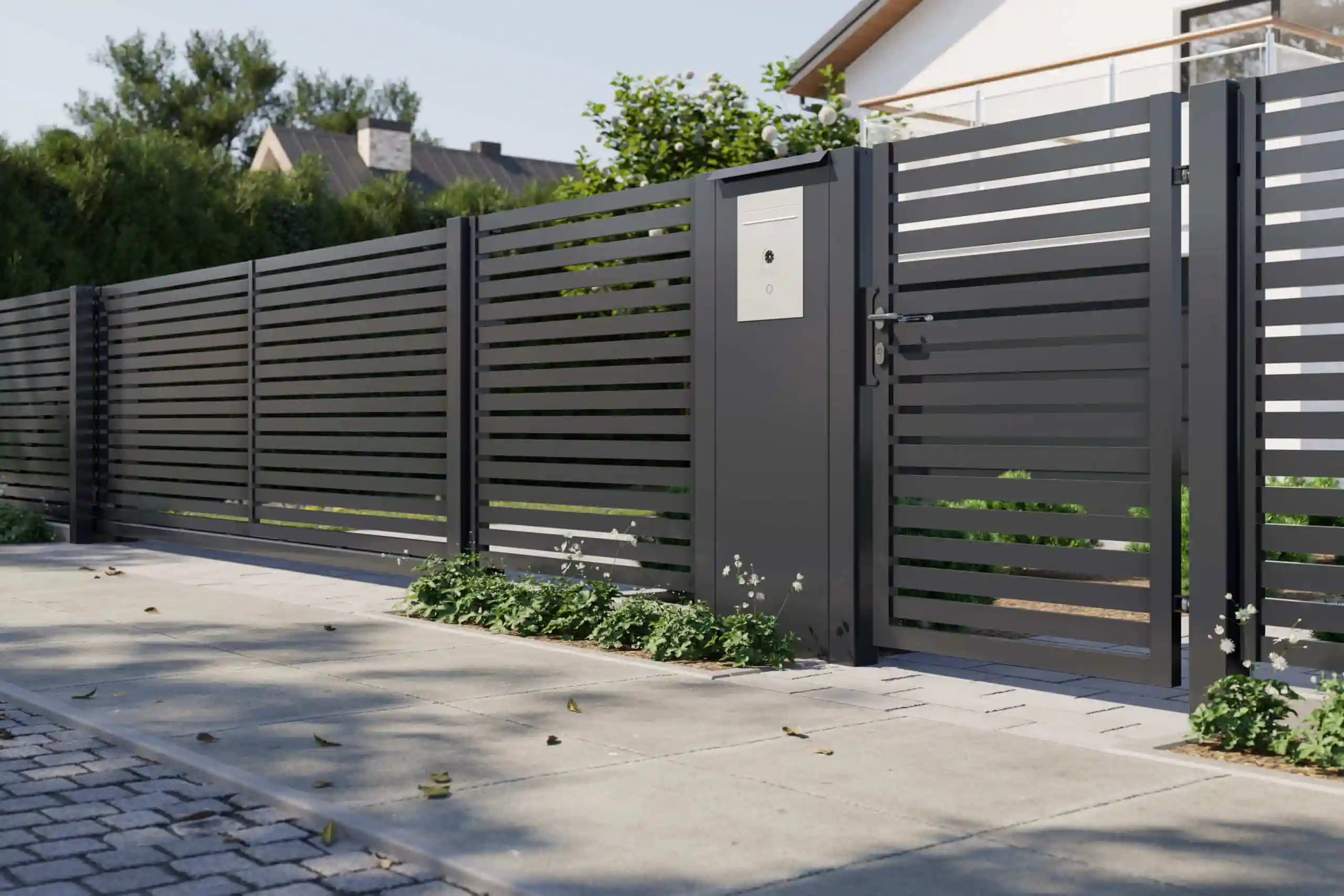 Zaundeutschland - Moderner Zaun - Ludwigshafen