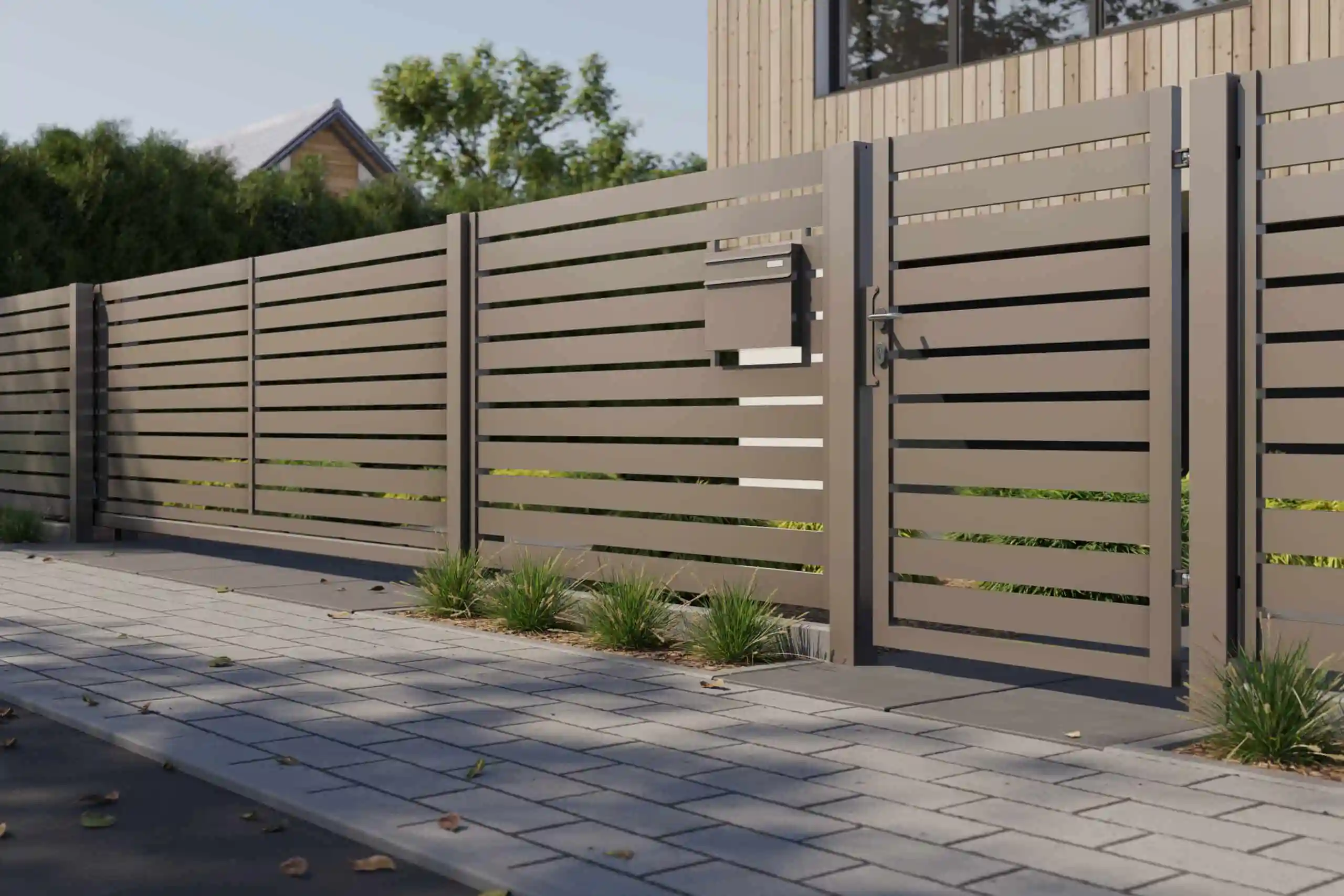 Zaundeutschland - Moderner Zaun - Oberhausen