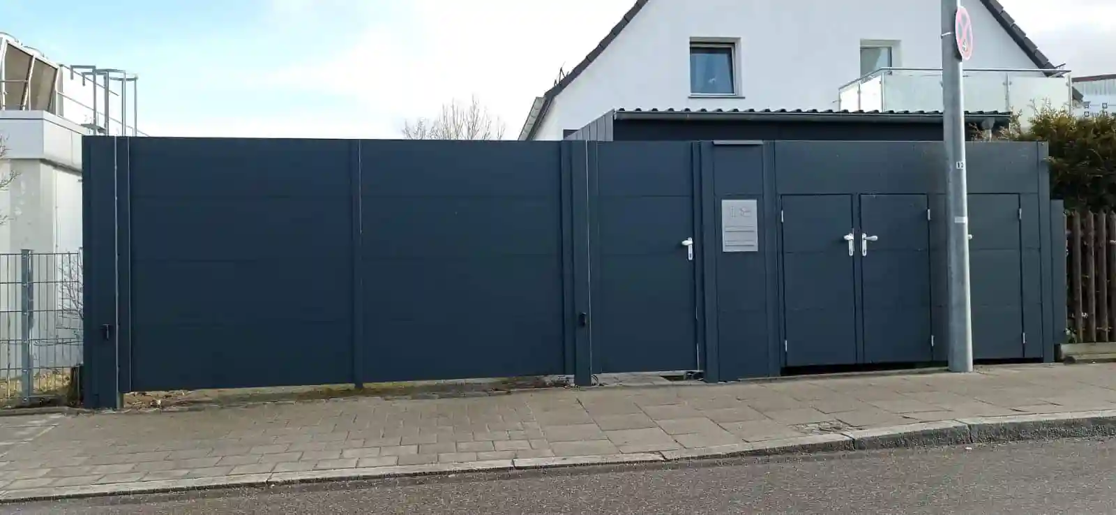  Zaundeutschland - Moderner Zaun - Wuerzburg